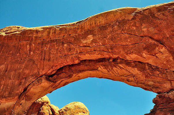 Wall Art - Photograph - North Window Arch 1 - Arches National Park - Moab - Utah by Bruce Friedman