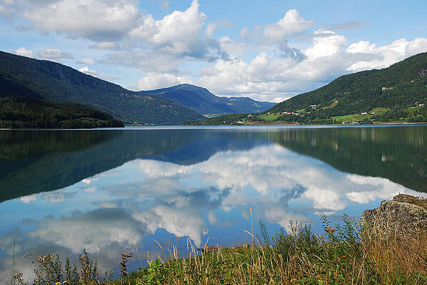 Norwegian Fjord Reflections by Ankya Klay Norwegian Fjord Reflections by Ankya Klay