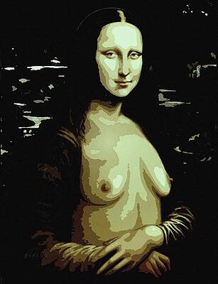 MonaLiza Reflectz Digital Art by Piety Dsilva - Fine Art America