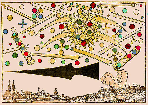 Wall Art - Photograph - Nuremberg Ufo 1561 by Science Source