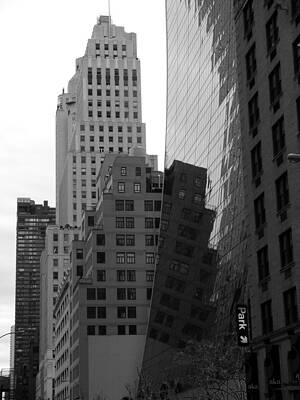 Wall Art - Photograph - NYC - Reflections on the Architecture by Richard Reeve
