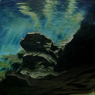 Oasis in the Cenote by Davend Dominick Oasis in the Cenote by Davend Dominick