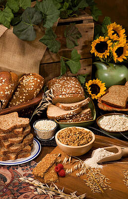 Wall Art - Photograph - Oat And Barley Based Foods by Science Source