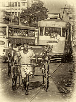 City Of Kolkata by artist Ananda Das | ArtZolo.com