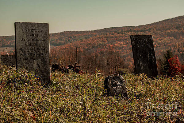 Old Cemetery In Autumn by Christopher Jones