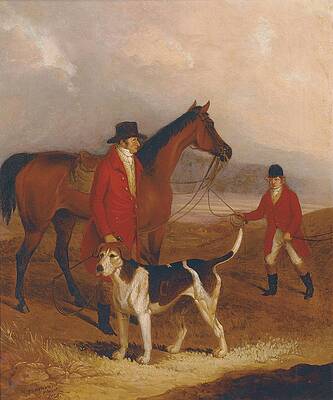 Wall Art - Painting - Old Druid with Richard King Sampson by Thomas Henwood