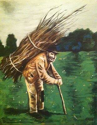 Old Man with Sticks by Corbin Runnels