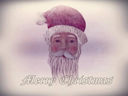 Wall Art - Photograph - Old Saint Nicholas Greeting Card by David Dehner