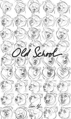Wall Art - Digital Art - Old School by Aaron Blaise