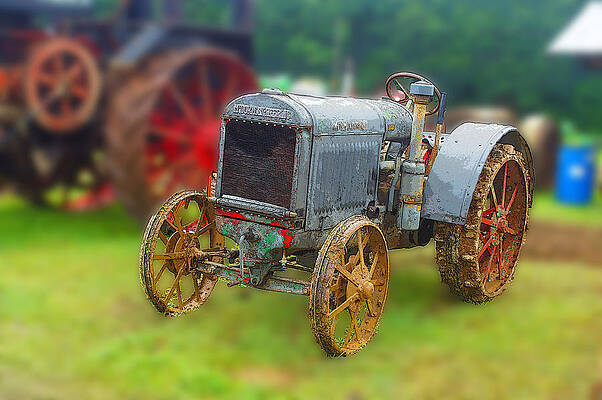 Wall Art - Photograph - Old Tractor Print by M Three Photos