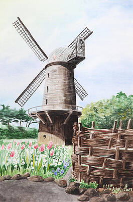 Old Windmill by Masha Batkova Old Windmill by Masha Batkova