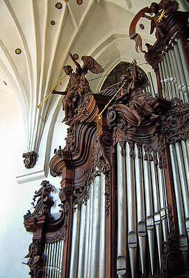 Wall Art - Photograph - Oliva Cathedral organ by Jenny Setchell