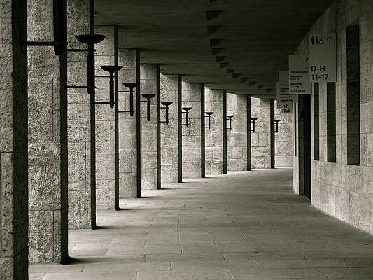 Olympiastadion Berlin Corridor by Lexi Heft Olympiastadion Berlin Corridor by Lexi Heft