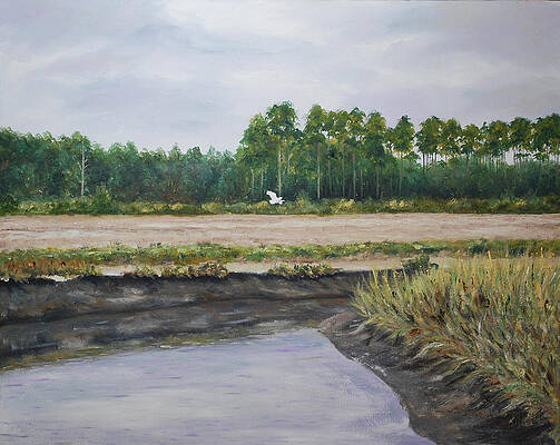 On A Tidal Creek by Stanton Allaben On A Tidal Creek by Stanton Allaben