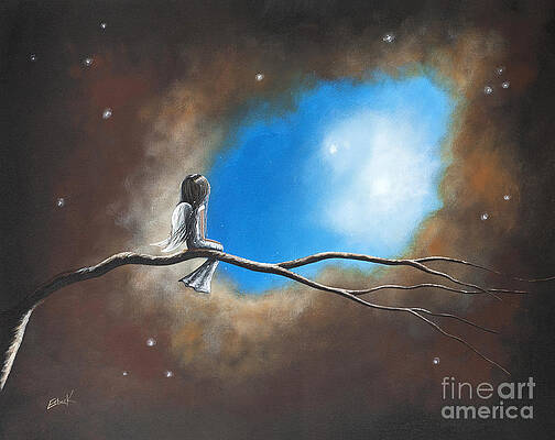 On Silent Wings by Shawna Erback by Moonlight Art Parlour