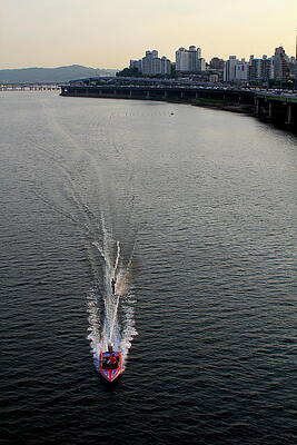 One Late Afternoon At Han River Print by Seiman Choi Photography
