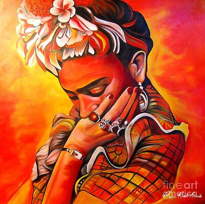 Orange Frida by Barbara Rivera Orange Frida by Barbara Rivera