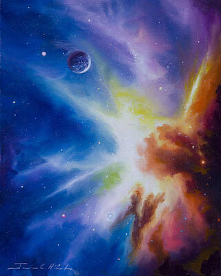 Wall Art - Painting - Orion Nebula by James Christopher Hill