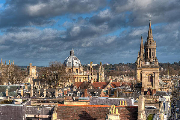 Wall Art - Photograph - Oxford Skyline by Mark Llewellyn