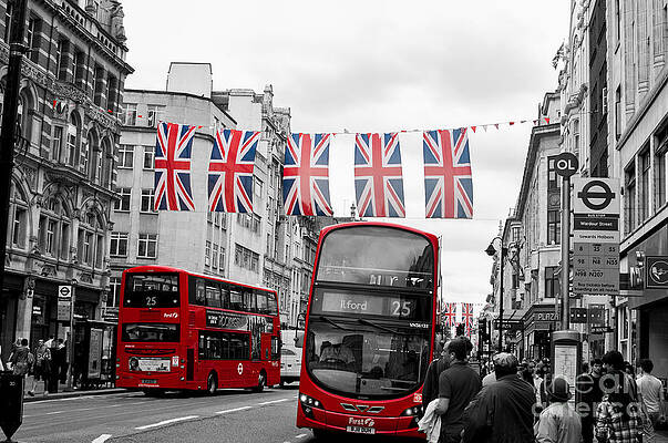 Oxford Street Flags by Matt Malloy Oxford Street Flags by Matt Malloy