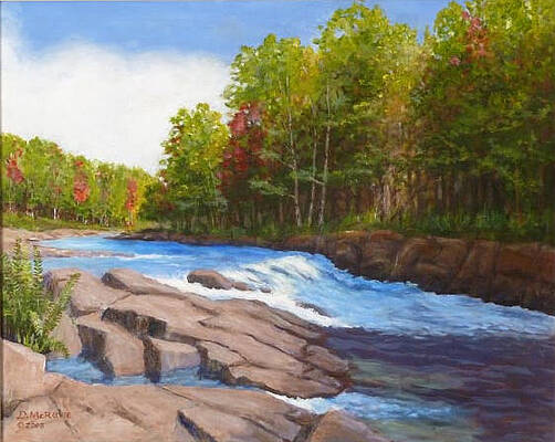 Oxtongue River Rapids by David McRuvie