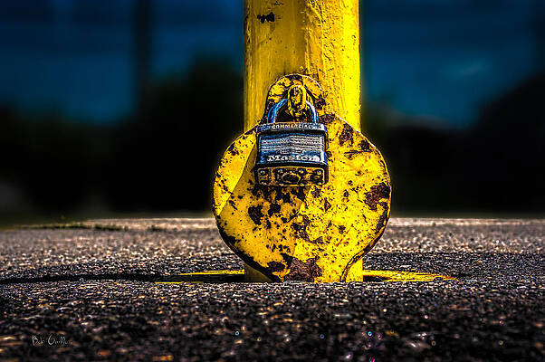 Wall Art - Photograph - Padlock Number Two by Bob Orsillo