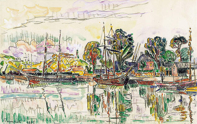 Paimpol Print by Paul Signac