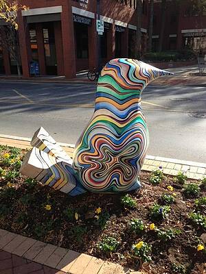 Painted Chicken Sculpture for City of Annapolis by Matt Mercer Painted Chicken Sculpture for City of Annapolis by Matt Mercer