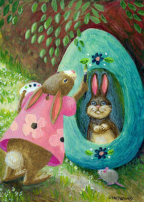 Painting the Easter Egg by Jacquelin L Vanderwood Westerman Painting the Easter Egg by Jacquelin L Vanderwood Westerman