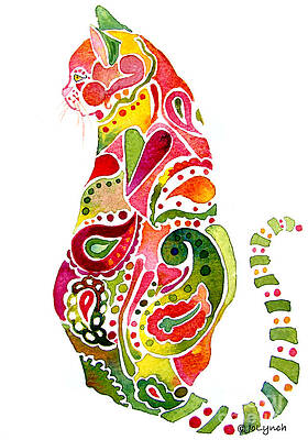 Paisley Cat 2 by Jo Lynch Paisley Cat 2 by Jo Lynch