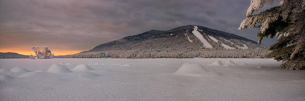 Wall Art - Photograph - Panoramic of Shawnee Peak and Moose Pond by Darylann Leonard Photography