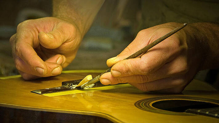Parisian Luthier at Work by Kent Sorensen Parisian Luthier at Work by Kent Sorensen