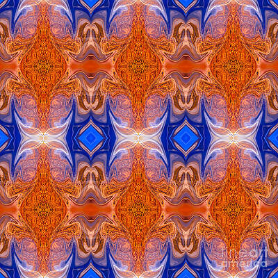Wall Art - Digital Art - Passion Accepting Of Reality Abstract Dimensional Pattern Artwork  by Omaste Witkowski
