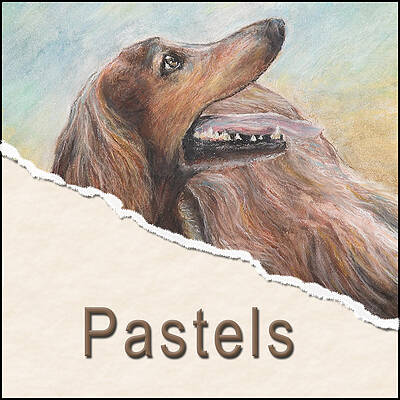 Wall Art - Pastel - Pastels Button by Arthur Fix