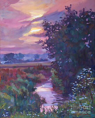 Wall Art - Painting - Pastoral Morning by David Lloyd Glover