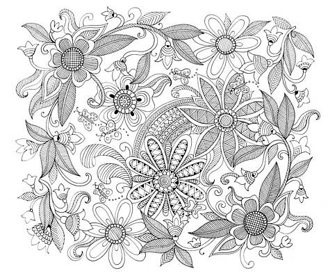 Wall Art - Drawing - Pattern 3 by MGL Meiklejohn Graphics Licensing