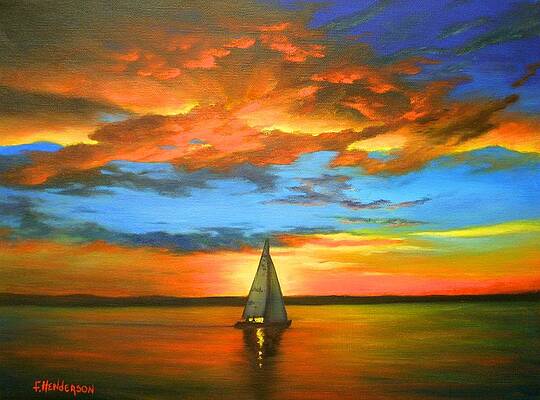 Peaceful Sailing by Francine Henderson Peaceful Sailing by Francine Henderson