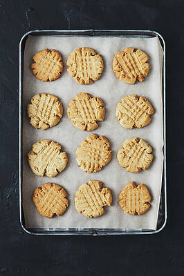 Wall Art - Photograph - Peanut Butter Cookies by Eugene Mymrin