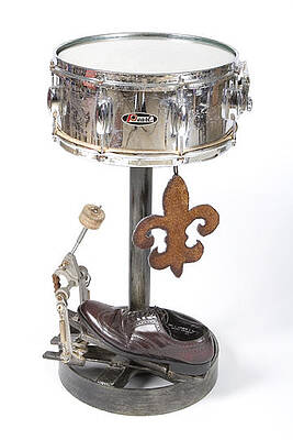  Sculpture - Pearl Drum Table by Benjamin Bullins