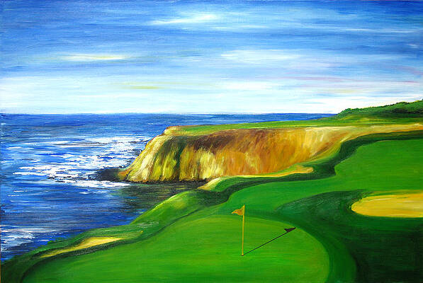 Pebble Beach Golf course by Sheri Chakamian Pebble Beach Golf course by Sheri Chakamian
