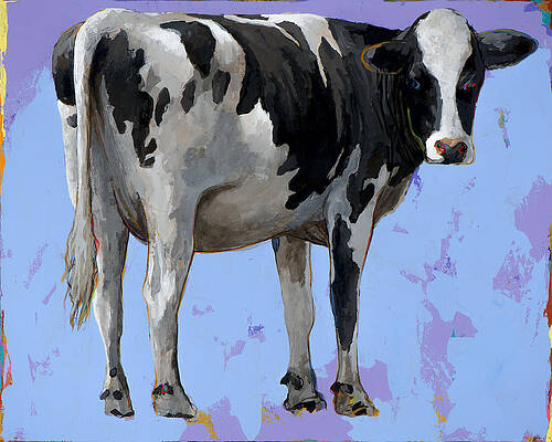 Wall Art - Painting - People Like Cows #11 by David Palmer