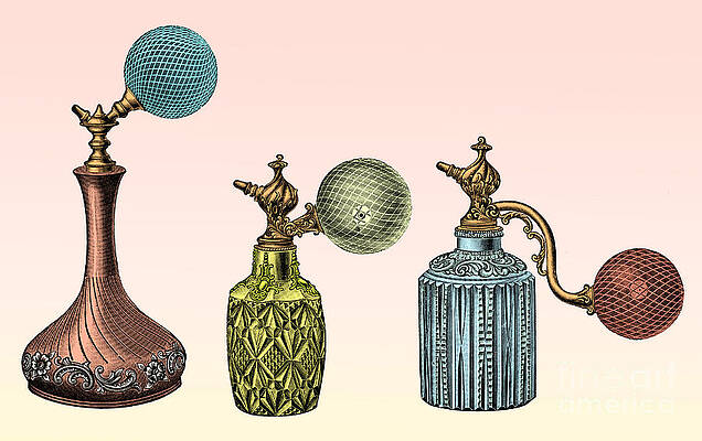 Wall Art - Photograph - Perfume Atomizers by Science Source