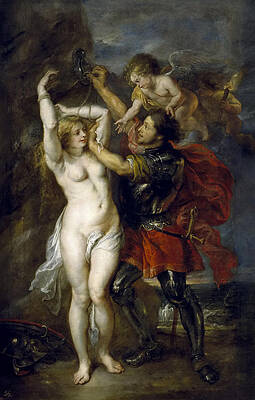 Perseus Freeing Andromeda Print by Peter Paul Rubens and Jacob Jordaens