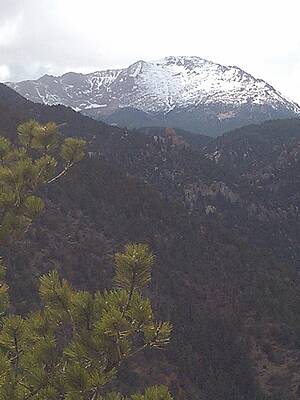 Pikes Peak View by Darrell E