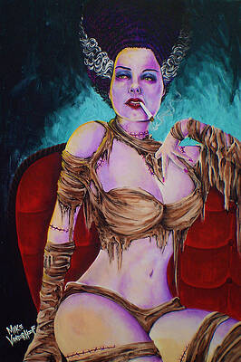 Pin-Up Bride of Frankenstein by Mike Vanderhoof