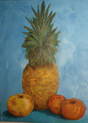 Pineapple Study No 2 by Karen Camden Welsh Pineapple Study No 2 by Karen Camden Welsh