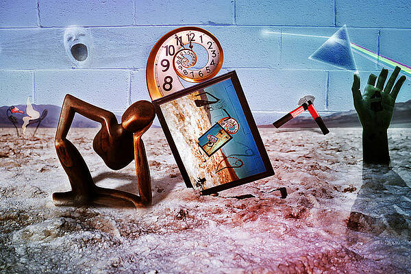 Wall Art - Digital Art - Pink Floyd Perceptual Thinker by Becca Buecher