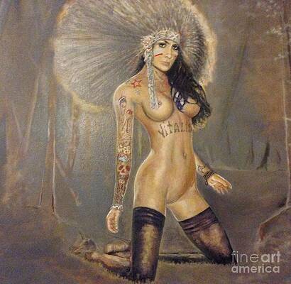 PinUp Girl Tattoo by DeftShark Art