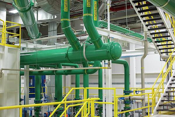 Wall Art - Photograph - Pipework In A Car Factory by Science Photo Library