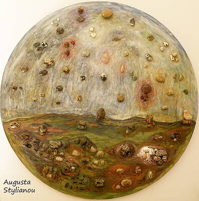 Wall Art - Painting - Planet Earth by Augusta Stylianou
